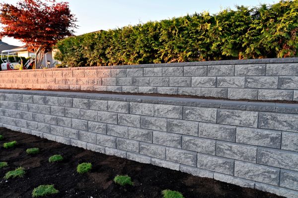 Concrete Retaining Wall Installation in Bolingbrook