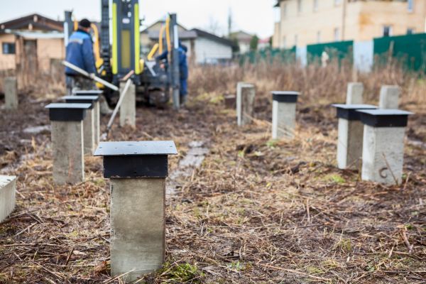 Concrete Piling Installation in Bolingbrook