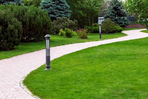 Backyard Sidewalk Installation in Bolingbrook